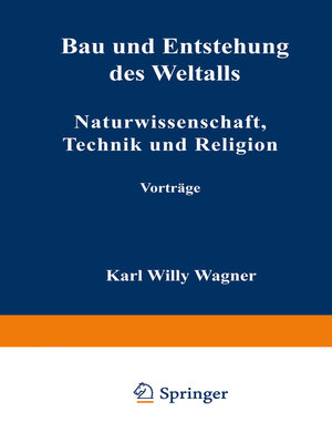 cover image of Bau und Entstehung des Weltalls